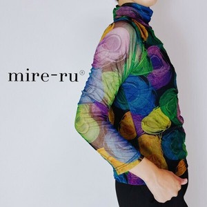 T-shirt Turtle Neck Cut-and-sew