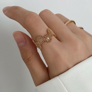 韓国　　リング 指輪　 リング フリーサイズ　シルバー925メッキ S925 リング　シルバー925 リング
