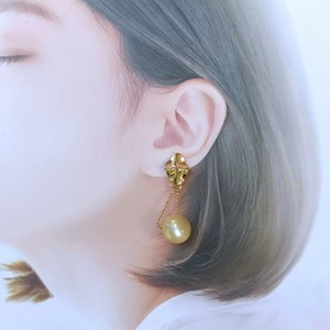 Clip-On Earrings Gold Post Earrings