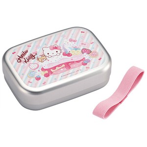 【公式】 アルミ弁当箱 370ml 【ハローキティ Fancy Snacks Sweets】 スケーター