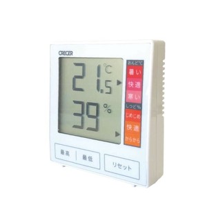 CRECER クレセル デジタル温湿度計 CR-1180W