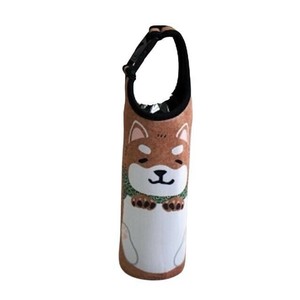 のあぷらす　ARK アニマルボトルホルダー 茶しば　BF010
