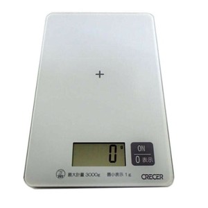 CRECER クレセル デジタルキッチンスケール CK-010W