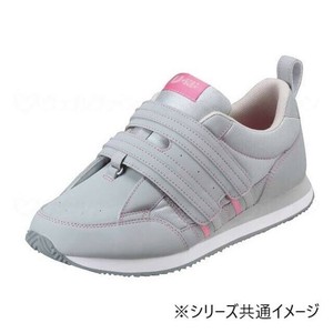 ムーンスター Vステップ 06 グレー 左22.0cm 06 LR左 221063