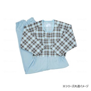 大阪エンゼル コンビネーション(フルオープン)プッシュホック(オールS) タータンブルー M 5738-TA 886203