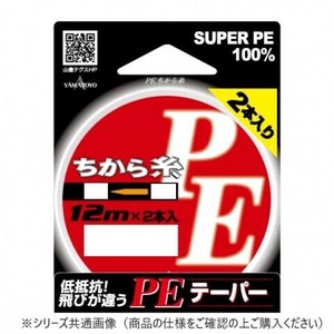 ヤマトヨテグス PEちから糸 12m 2本入 3〜7号