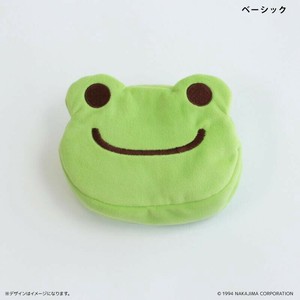 かえるのピクルス　リバーシブルポーチ　約12cm×16cm