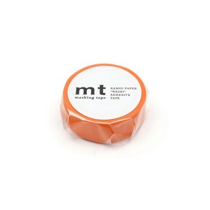 【カモ井加工紙】mt 1P マットオレンジ  / マスキングテープ