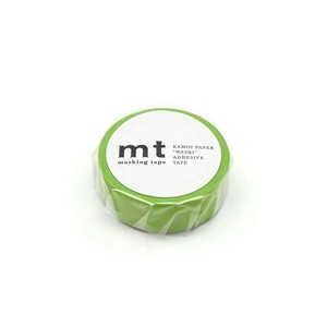 【カモ井加工紙】mt 1P  マットイエローグリーン   / マスキングテープ