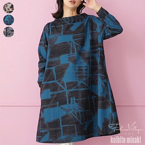 Tunic Tunic Ladies fashion High-Neck A-Line [2025 NEW]