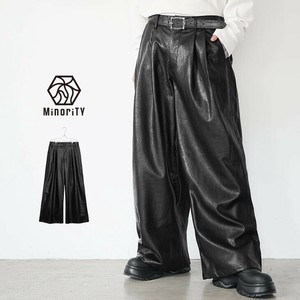 [MinoriTY] Full-Length Pant Baggy Silhouette Wide Pants Vintage