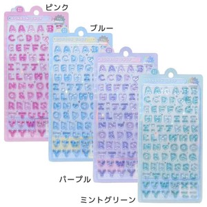 【シール】ボンボンドロップシール 文字シール もじもじボンボン アルファベット