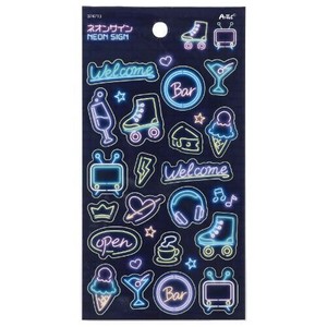 日本製 made in japan シートシール ネオン 74713