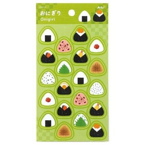 日本製 made in japan シートシール にほんのたべもの おにぎり 74710