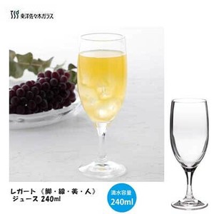 ジュース グラス レガート《脚・線・美・人》 ジュース 240ml 30G350HS 東洋佐々木ガラス