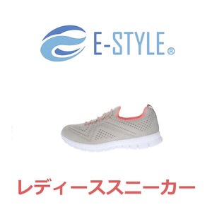 レディース 女性用 婦人 軽量 スニーカー レースアップ  ヒモ 【EST51605】
