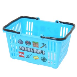 【卓上収納】Minecraft ミニフリーバスケット モチーフ
