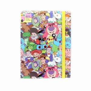 【ポケットファイル】トイストーリー ゴムバンド付クリアファイル5P+F A4 集合