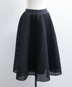 【2025AW新作入荷】メッシュボンディングフレアスカート　　skypink東京