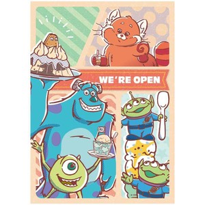 【メモ帳】PIXAR パタパタメモ スイーツ