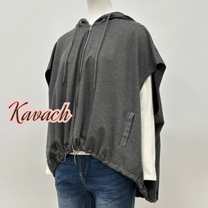 BIGシルエット変形パーカーベスト