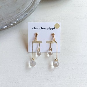 Clip-On Earrings Gold Post Earrings