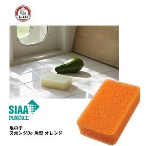 厨房海绵/清洁刷 四角形 橘色/桔色