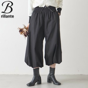 裾タック バルーンモードパンツ 裏地あり 2025新作aw　BRILLANTE東京（201262）