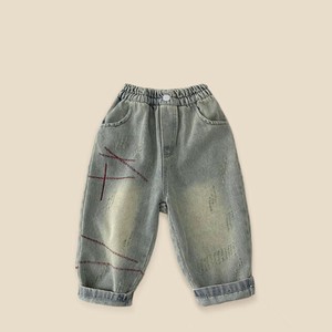 ロングパンツ デニム 無地 快適 子供 ファッション MBQ3623