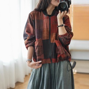 コート   ラウンドネック  長袖  花柄  ゆったり  快適  レディース ファッション 1892#  WXB693