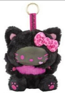1月入荷★　ハローキティ ファインフェイスキャット BK　【9/29締切】