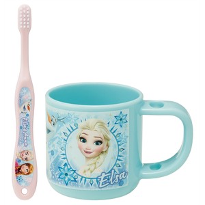 スタンド付コップ歯ブラシセット アナと雪の女王