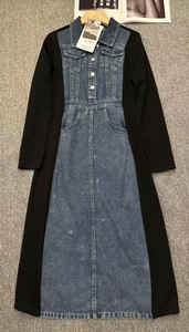Casual Dress Knit dress Switching [A/W NEW]