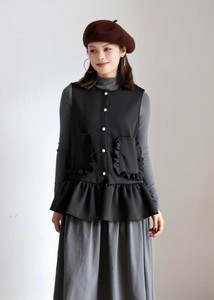 Vest/Gilet Pearl Button [A/W NEW]