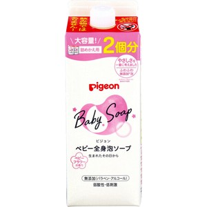 ピジョン ベビー全身泡ソープ ベビーフラワーの香り 詰替用 800mL