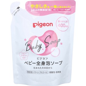 ピジョン ベビー全身泡ソープ ベビーフラワーの香り 詰替用 400mL