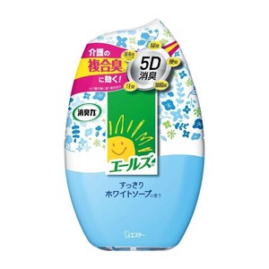 エステー 消臭力 エールズ 介護空間用 400ml すっきりホワイトソープ 121671