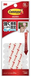 【3M】 コマンドタブ SSサイズ 12×30mm 24枚入り CMR1