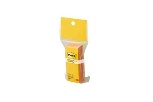 【3M】 ポストイット ふせん カラーキューブ レギュラー 蛍光カラー 75×25mm 225枚 CN-13 付箋
