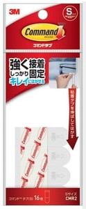 【3M】 コマンドタブ Sサイズ 16×46mm 16枚入り CMR2