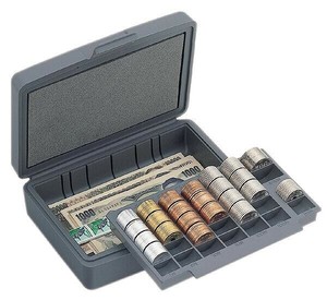 【オープン工業】 マイキャッシュケース M-20 小銭 コイン お札 両替 おつり 簡易金庫 レジ
