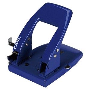 【カール事務器】 2穴パンチ ブルー SD-85-B
