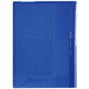 【コクヨ】 5インデックスホルダー ＜Glassele＞ A4 タテ型 ブルー ﾌ-GL750B 50枚収容 丈夫 書類 整理