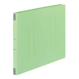 【コクヨ】 フラットファイルV（樹脂製とじ具） A4E 緑 フ-V15G