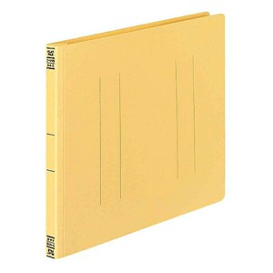 【コクヨ】 フラットファイルV（樹脂製とじ具） A4E 黄 フ-V15Y