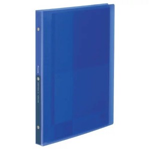 【コクヨ】 クリヤーブック Glassele A4 替紙式 15枚 ブルー 青 ﾗ-GL720B グラッセル