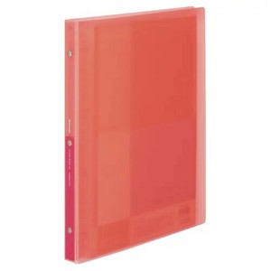 【コクヨ】 クリヤーブック Glassele A4 替紙式 15枚 ピンク 桃 ﾗ-GL720P グラッセル