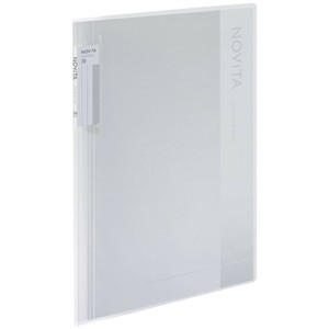 【コクヨ】 クリヤーブック ノビータ A4 20枚 透明 ﾗ-NV20T