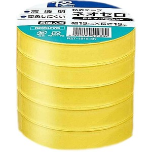 【コクヨ】 R2セロハンテープ 5巻パック R2T-1515-5N
