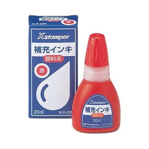 【シヤチハタ】 Xスタンパー顔料系補充インキ 赤　 XLR-20N